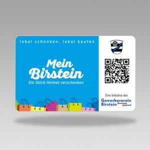 Mein Birstein Gutschein Gutscheinkarte